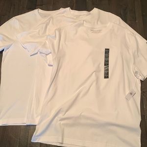 Set of 3- Banana Republic Supima T-shirts- Optic White-Size Large